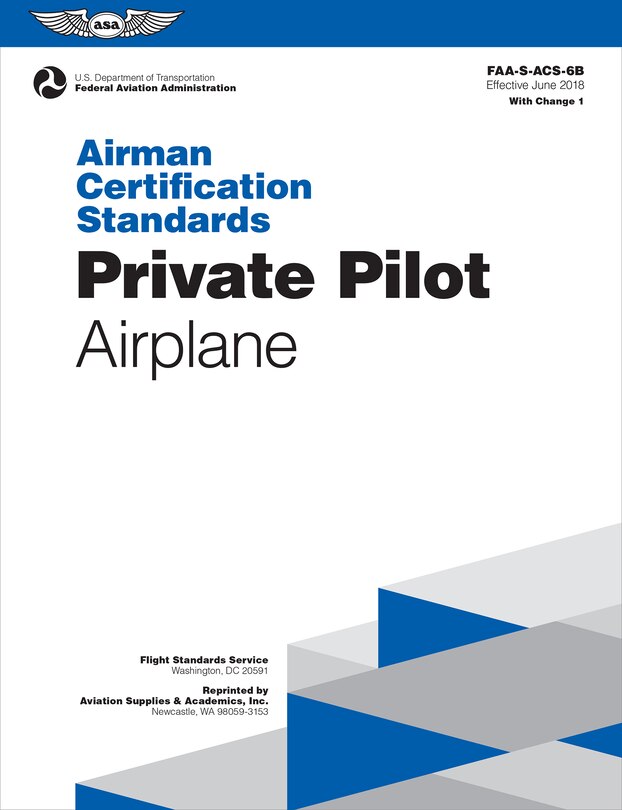 Front cover_Airman Certification Standards: Private Pilot - Airplane (2024)
