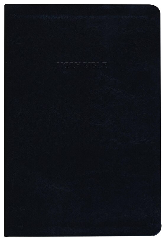Front cover_KJV Large Print Thinline Reference Bible (Flexisoft, Black, Red Letter)