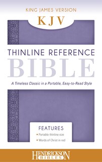Couverture_KJV Thinline Reference Bible (Flexisoft, Lavender, Red Letter)