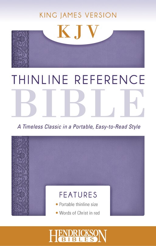 Couverture_KJV Thinline Reference Bible (Flexisoft, Lavender, Red Letter)