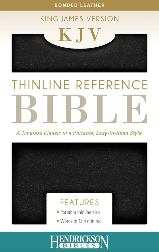 Couverture_KJV Thinline Reference Bible (Bonded Leather, Black, Red Letter)