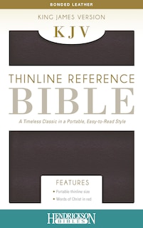 Couverture_KJV Thinline Reference Bible (Bonded Leather, Burgundy, Red Letter)