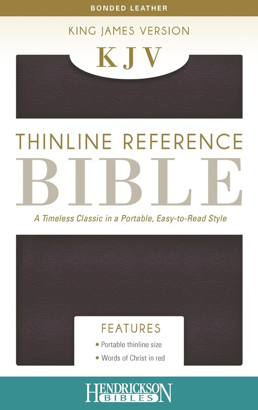 Couverture_KJV Thinline Reference Bible (Bonded Leather, Burgundy, Red Letter)