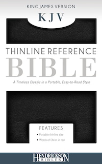 Front cover_KJV Thinline Reference Bible (Flexisoft, Black, Red Letter)