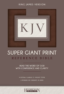 Front cover_KJV Super Giant Print Reference Bible (Flexisoft, Brown, Red Letter)