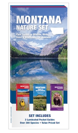 Montana Nature Set: Field Guides To Wildlife, Birds, Trees & Wildflowers Of Montana