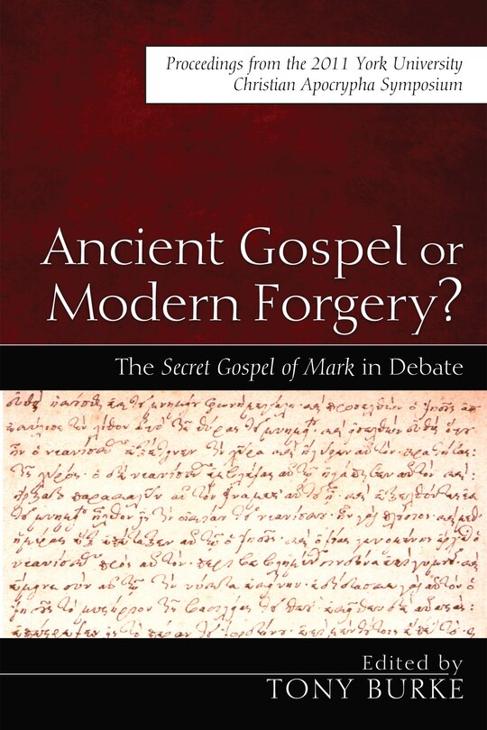 Couverture_Ancient Gospel or Modern Forgery?