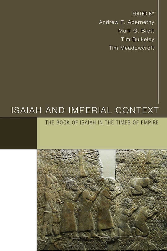 Front cover_Isaiah and Imperial Context