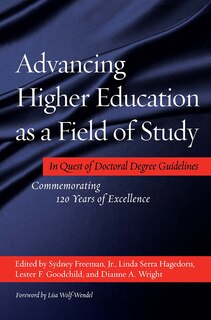 Couverture_Advancing Higher Education As A Field Of Study