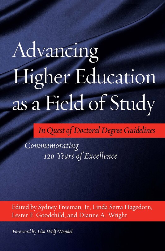 Couverture_Advancing Higher Education As A Field Of Study