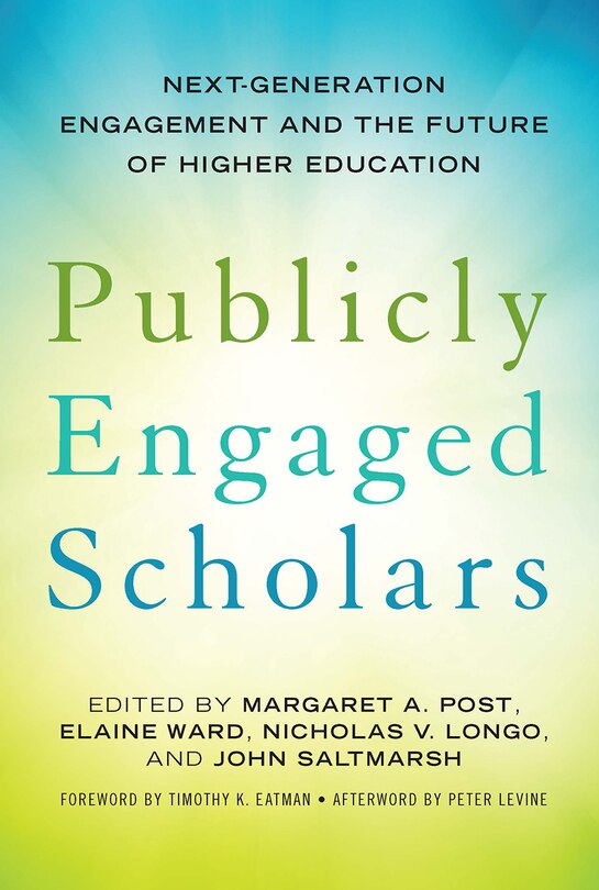 Couverture_Publicly Engaged Scholars