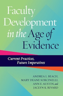 Couverture_Faculty Development In The Age Of Evidence