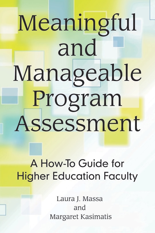 Couverture_Meaningful And Manageable Program Assessment