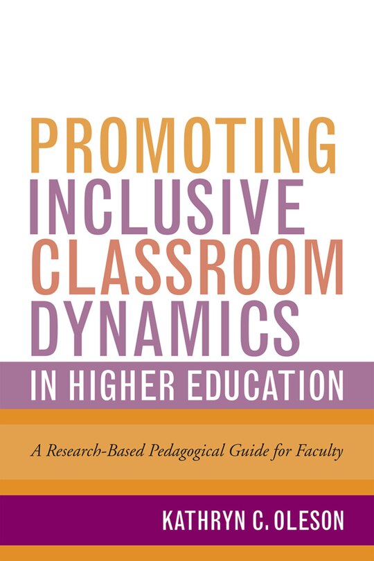 Couverture_Promoting Inclusive Classroom Dynamics In Higher Education