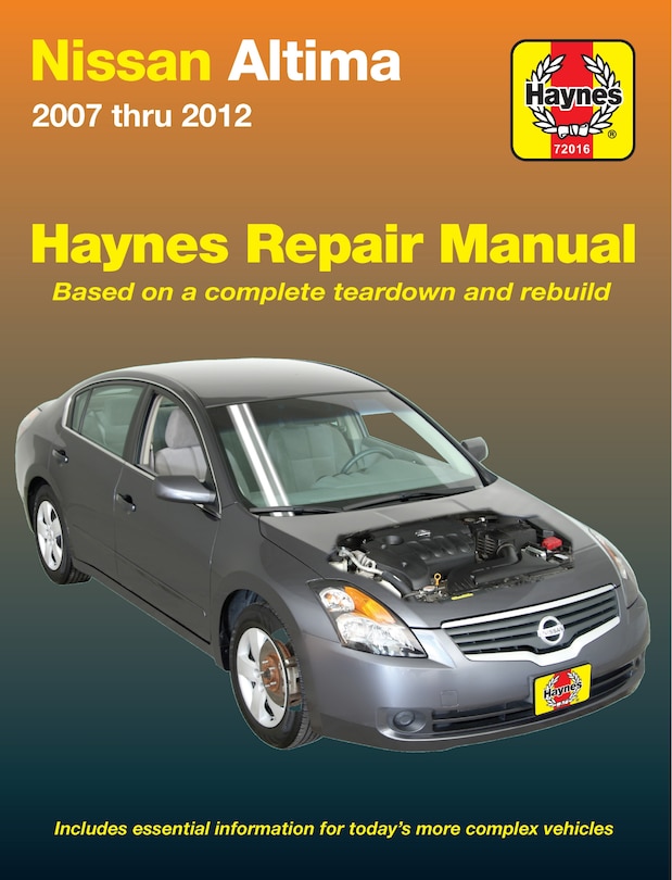 Front cover_Nissan Altima 2007 Thru 2012