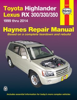 Front cover_Toyota Highlander Lexus Rx 300/330/350 1999 Thru 2014