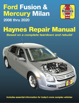 Ford Fusion & Mercury Milan 2006 Thru 2014 Haynes Repair Manual: 2006 Thru 2014