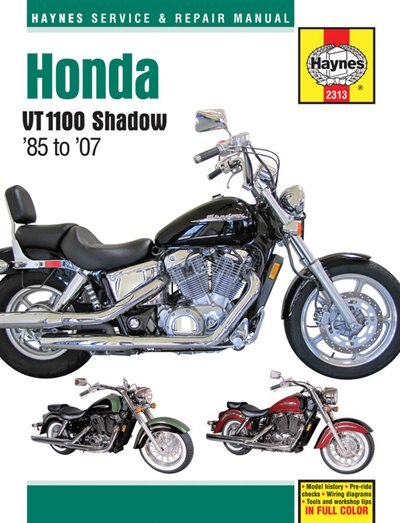 Front cover_Honda Vt1100 Shadow