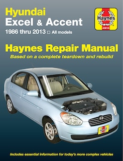 Front cover_Hyundai Excel & Accent 1986 Thru 2013 Haynes Repair Manual