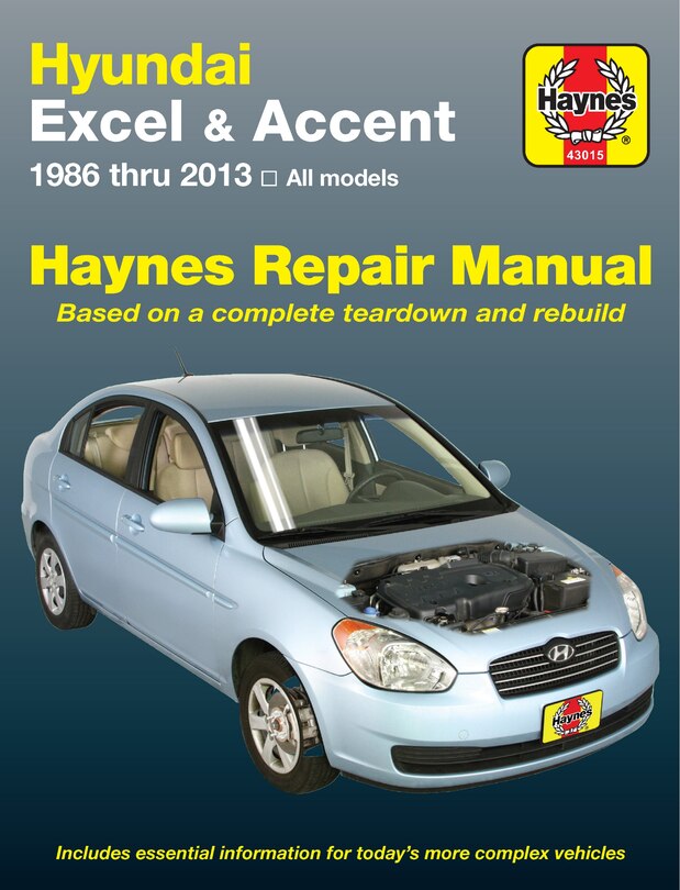 Front cover_Hyundai Excel & Accent 1986 Thru 2013 Haynes Repair Manual