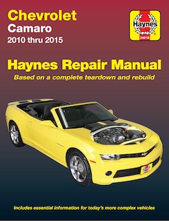 Chevrolet Camaro 2010 Thru 2015 Haynes Repair Manual