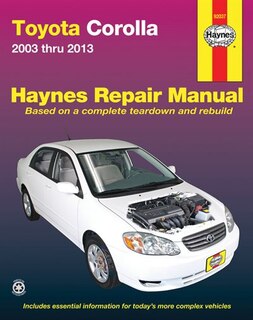 Front cover_Toyota Corolla 2003 Thru 2013