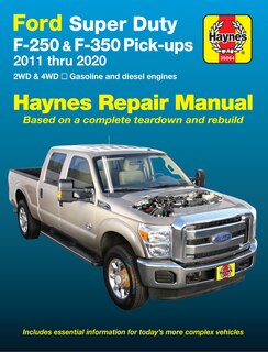Front cover_Ford Super Duty F-250 & F-350 Pick-ups 2011 Thru 2016 Haynes Repair Manual