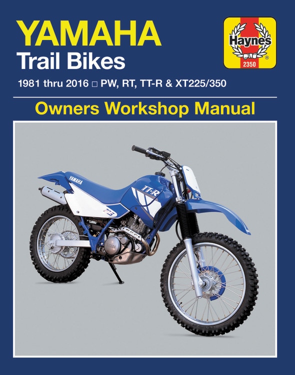 Yamaha Trail Bikes, 1981-2016 Haynes Repair Manual: Does not include 2003 TT-R90E models. Includes thorough vehicle coverage apart from the specific exclusion noted