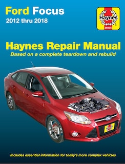 Couverture_Ford Focus 2012 Thru 2018 Haynes Repair Manual