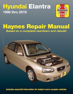 Couverture_Hyundai Elantra 1996 thru 2019 Haynes Repair Manual