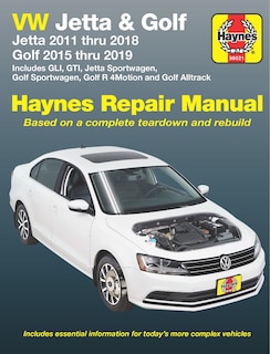 Front cover_VW Jetta and Golf Haynes Repair Manual