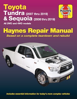 Couverture_Toyota Tundra 2007 Thru 2019 And Sequoia 2008 Thru 2019 Haynes Repair Manual
