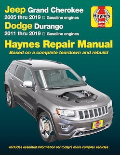 Couverture_Jeep Grand Cherokee 2005 Thru 2019 And Dodge Durango 2011 Thru 2019 Haynes Repair Manual