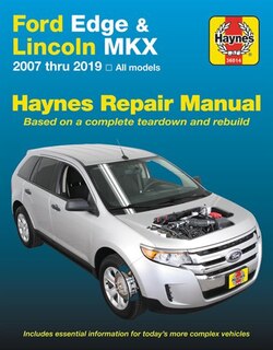 Front cover_Ford Edge & Lincoln Mkx 2007 Thru 2019 All Models Haynes Repair Manual