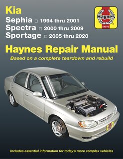 Front cover_Kia Sephia (1994-2001) Spectra (2000-2009) Sportage (2005-2020)