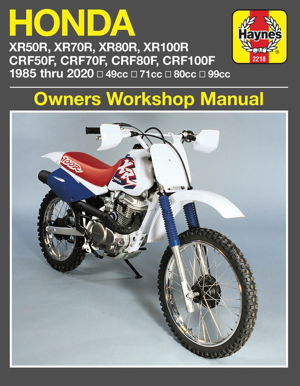 Front cover_Honda XR50, XR70R, XR80R, XR100R, CRF50F, CRF70F, CRF80F, CRF100F