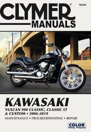 Kawasaki Vulcan 900 Classic, Classic Lt & Custom 2006 - 2019: Clymer Manuals: Maintenance - Troubleshooting - Repair