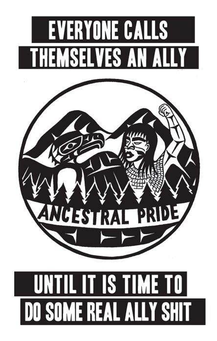 Front cover_Everyone Calls Themselves An Ally Until It Is Time To Do Some Real Ally Shit