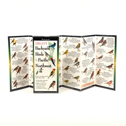 Sibley's Backyard Birds Of The Pacific Northwest-folding Guides