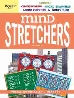 Reader's Digest Mind Stretchers Puzzle Book Vol. 5: Number Puzzles, Crosswords, Word Searches, Logic Puzzles and Surprises de Allen D Bragdon