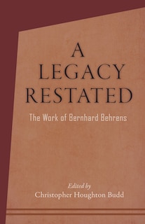 Couverture_A Legacy Restated