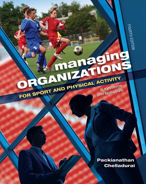 Front cover_Managing Organizations For Sport And Physical Activity