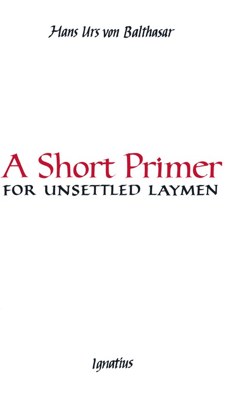 Front cover_A Short Primer For Unsettled Laymen
