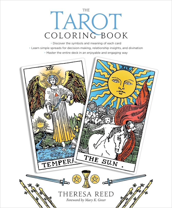 Front cover_The Tarot Coloring Book