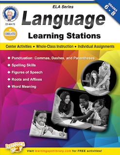 Couverture_Language Learning Stations, Grades 6-8