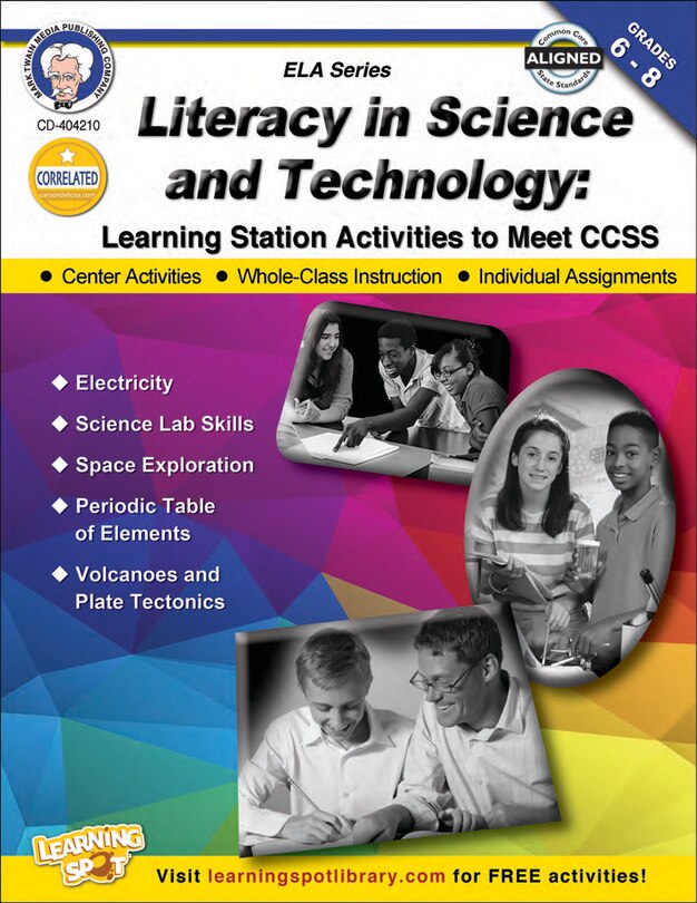 Front cover_Literacy in Science and Technology, Grades 6 - 8
