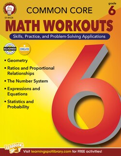 Couverture_Common Core Math Workouts, Grade 6