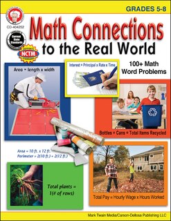 Front cover_Math Connections to the Real World, Grades 5 - 8