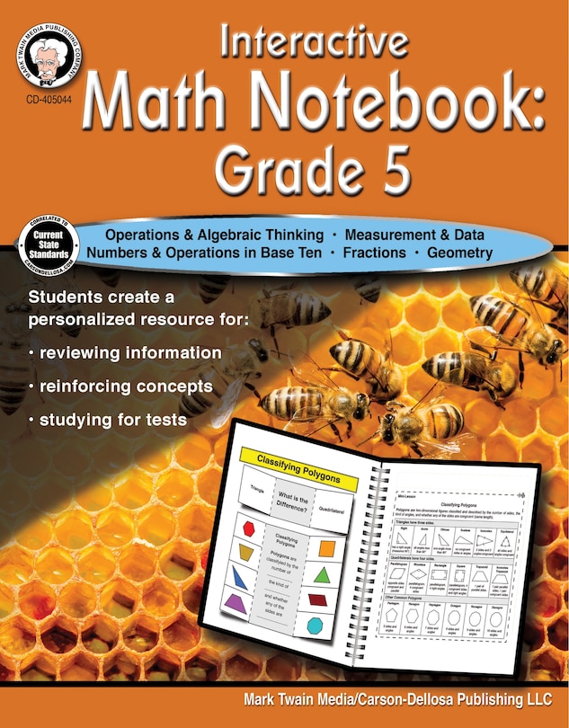 Front cover_Interactive Math Notebook Resource Book, Grade 5