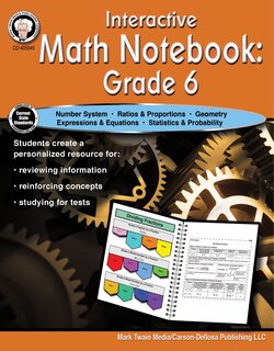 Couverture_Interactive Math Notebook Resource Book, Grade 6